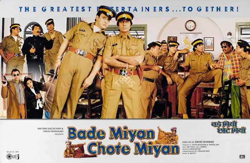 Vashu Bhagnani (Producer), Bade Miyan Chote Miyan, 1998, Lobby Card