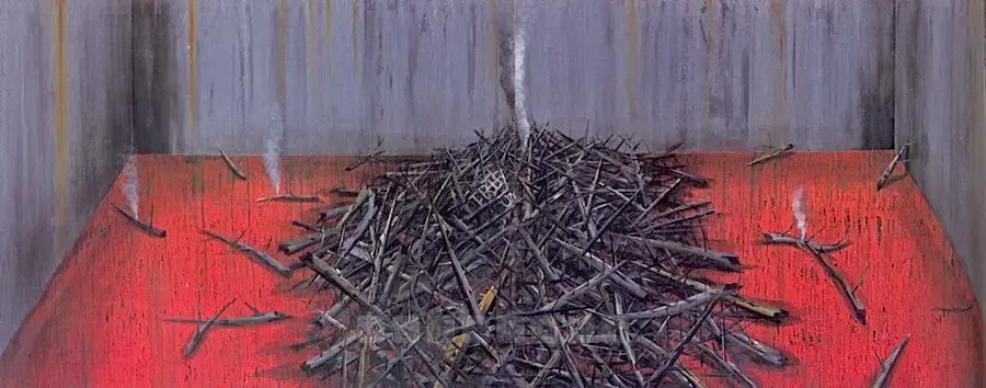 Alok Bal (Artist), Missing Soil, 2008, Painting