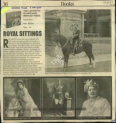 Royal Sittings, 2005, Newspaper Clipping