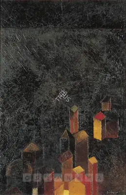 Akbar Padamsee (Artist), Horizon IV, 1957, Painting