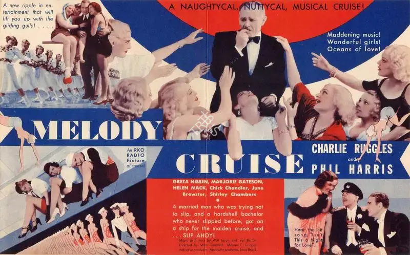 Mark Sandrich (Director), Melody Cruise, 1933, Handbill