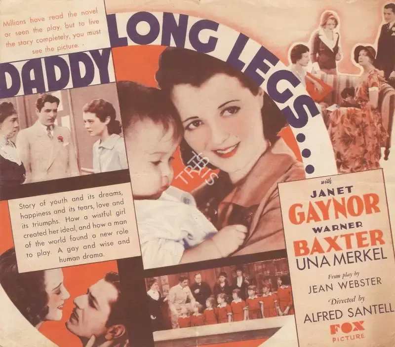 Alfred Santell (Director), Daddy Long Legs, 1931, Handbill