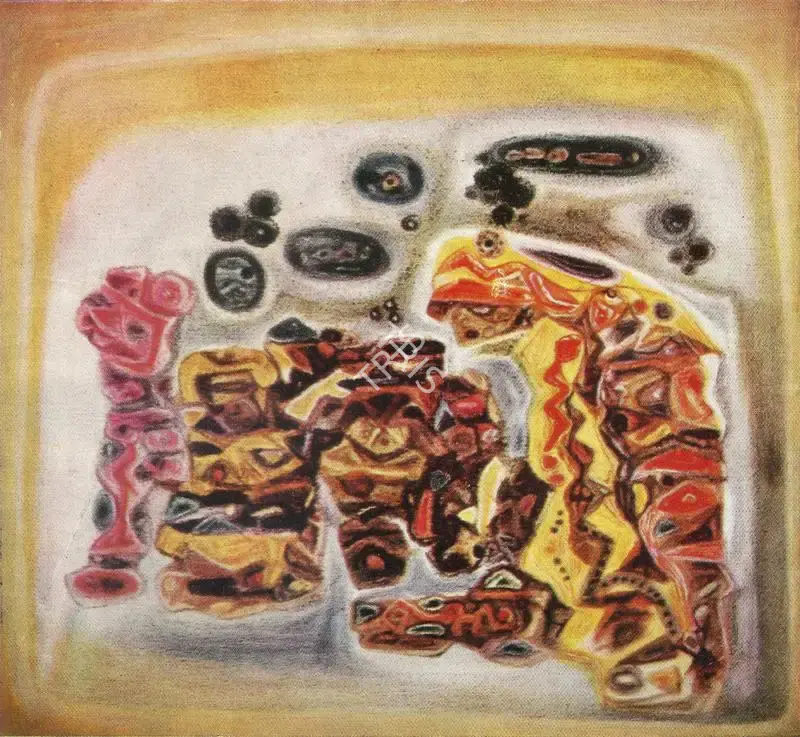 Ambadas (Artist), Commotion, 1964, Painting