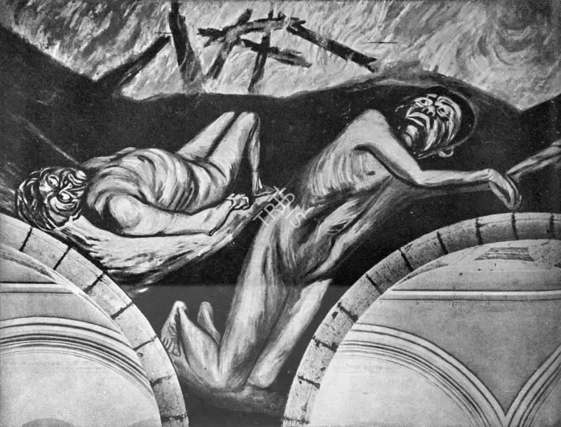 Orozco (Artist), The Outcasts , 1937, Painting