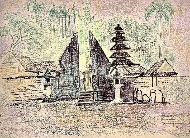 K.K. Hebbar (Artist), Untitled, 1956, Painting