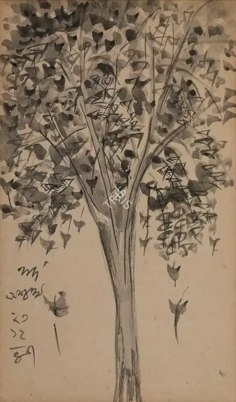 Nandalal Bose (Artist), Untitled, 1947, Painting
