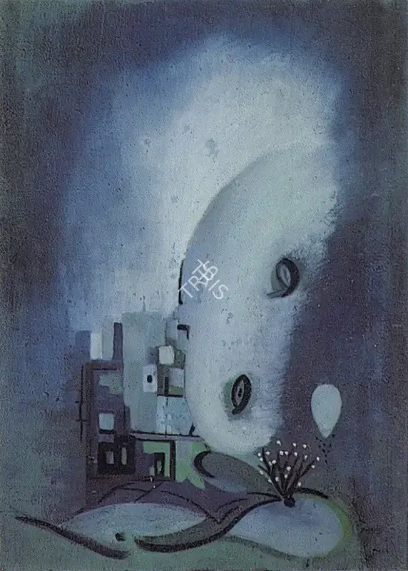 Zubeida Agha (Artist), Peacocks, Painting