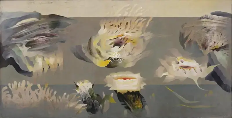Dasgupta, Bimal (Artist). Fantasy, 1980 | Painting, AG.Onl/28.12.21, 2021 · Asta Guru