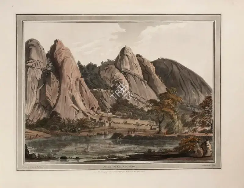 John William Edy (Engraver), South view of Sewan-Droog, 1793, Engraving