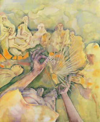 Namrata Arjun (Artist), (Un)making (liquid) memory, 2022, Painting