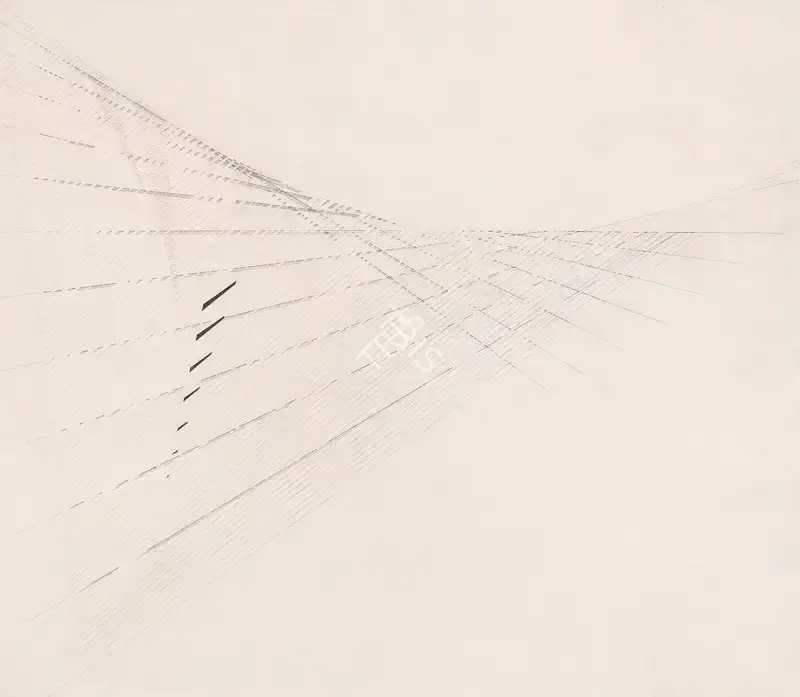 Nasreen Mohamedi (Artist), Untitled, 1975, Painting