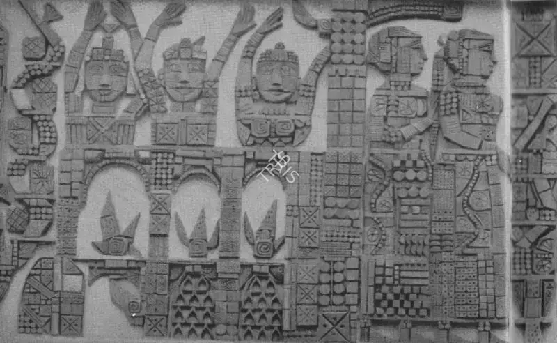 K.G. Subramanyan (Artist), The King of the Dark Chamber , 1963, Relief Work