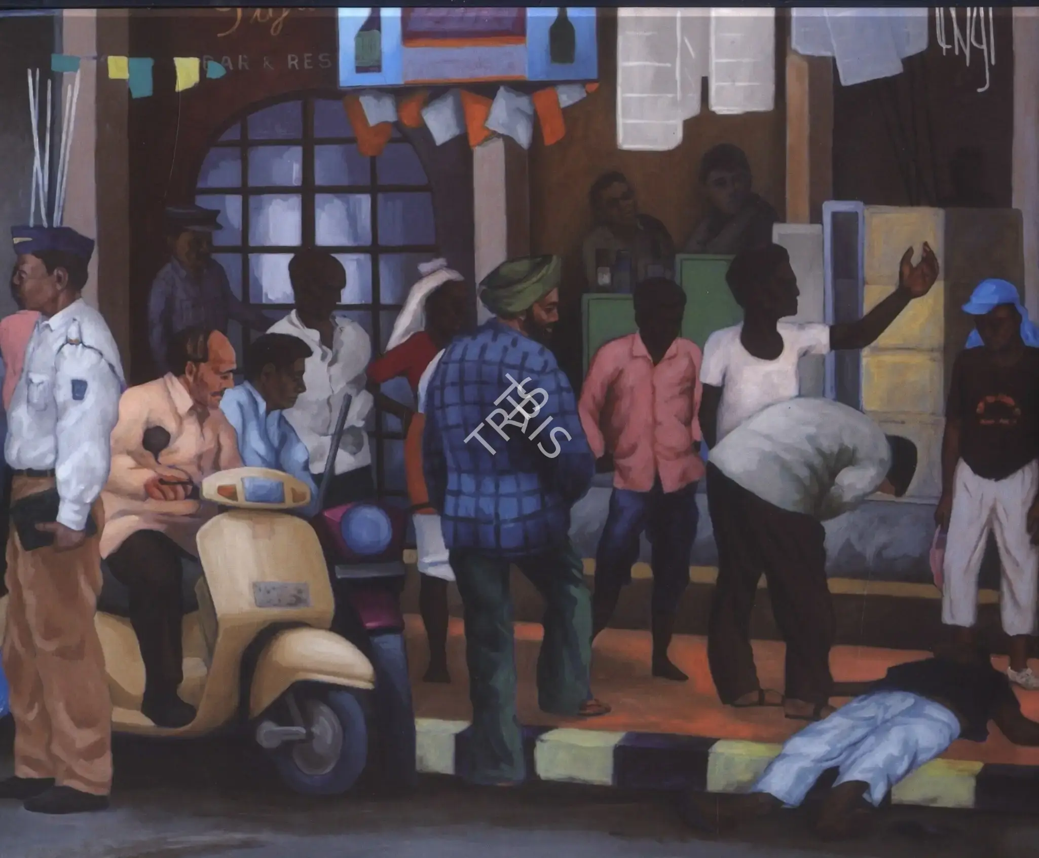 Sudhir Patwardhan (Artist), Citing the City, 2007, Solo Exhibition Invitation