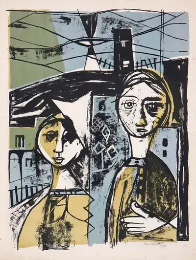 Ramkumar (Artist), Untitled, 1958, Painting