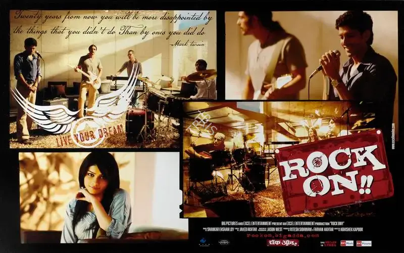 Farhan Akhtar (Producer), Rock On, 2008, Lobby Card