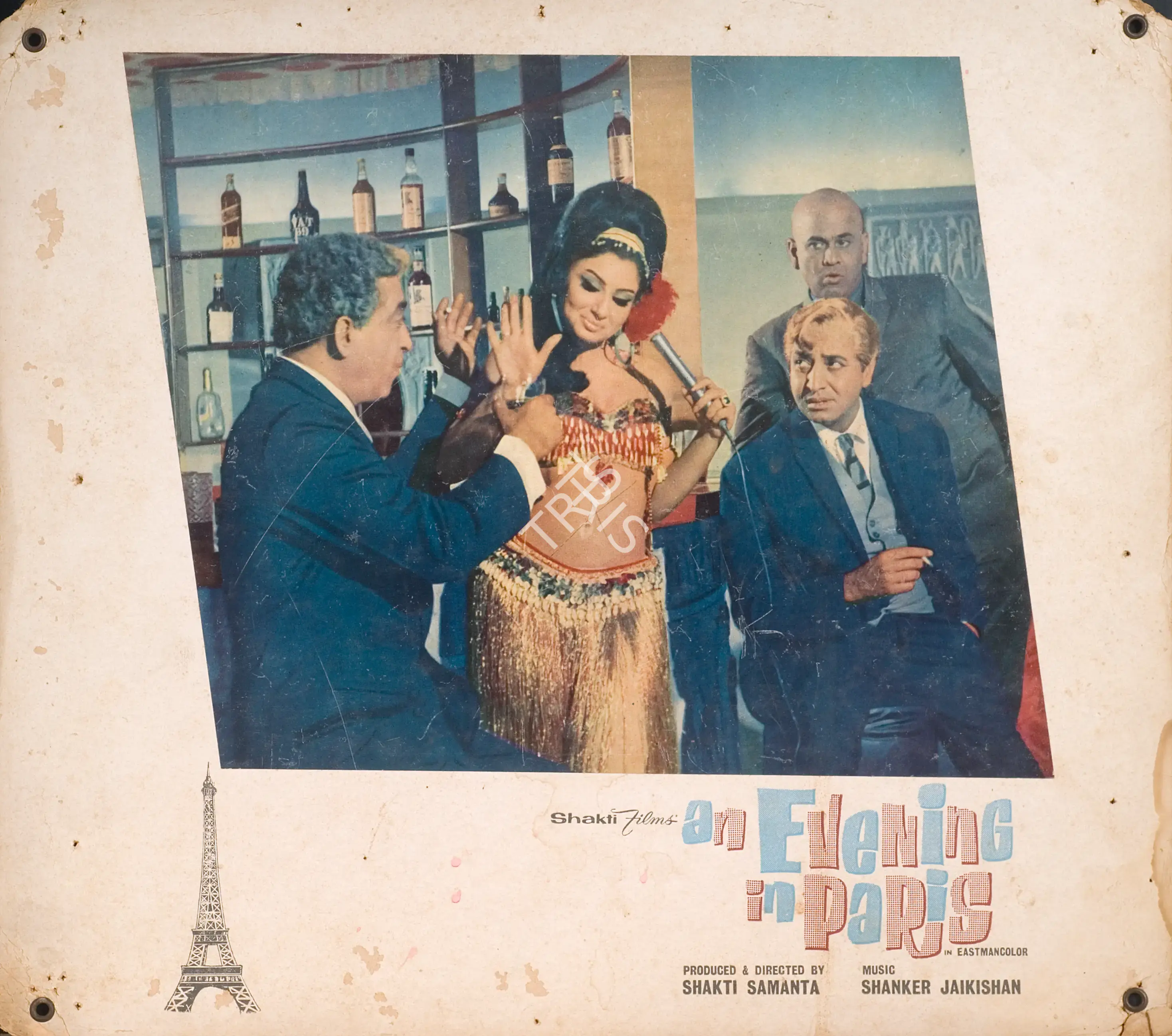 Shakti Samanta (Producer), Evening In Paris, An, 1967, Photographic Still Mounted on Lobby Card