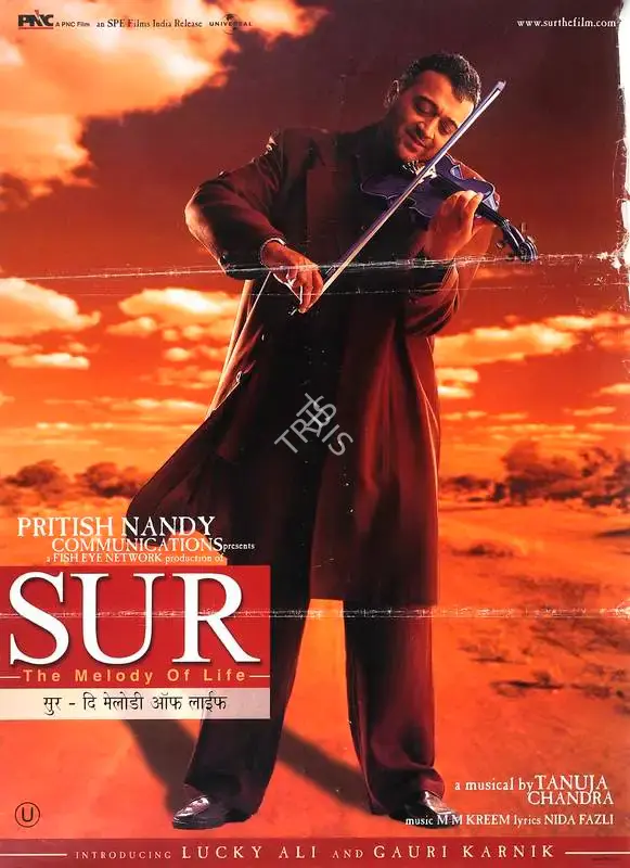 Pritish Nandy (Producer), Sur, 2002, Full Sheet Poster