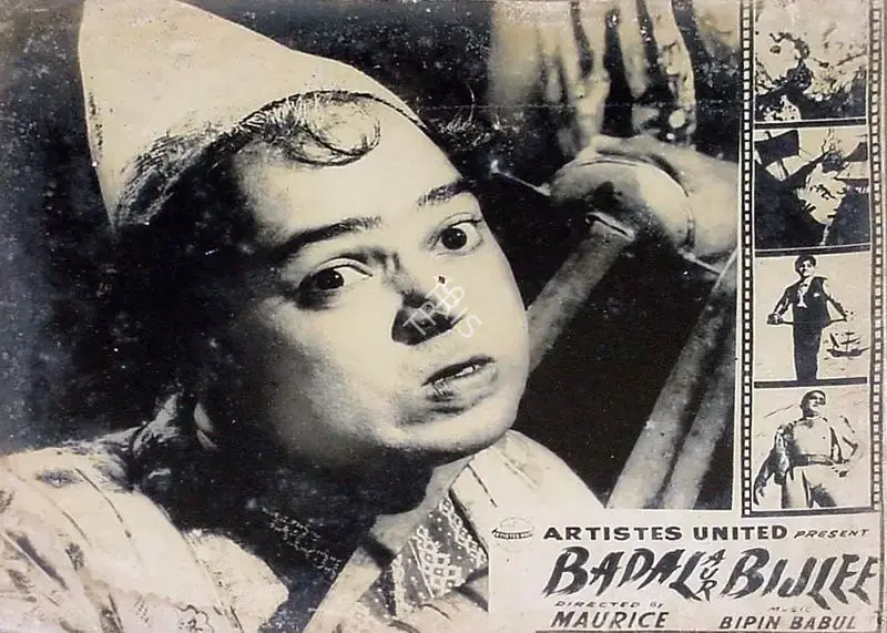 Four Aces (Producer), Badal Aur Bijlee, 1956, Lobby Card
