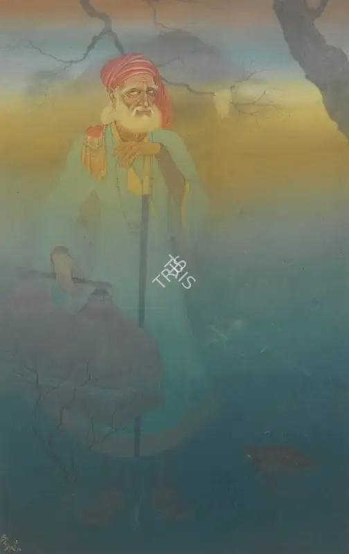 Badri Nath Arya (Artist), Philosopher, Painting