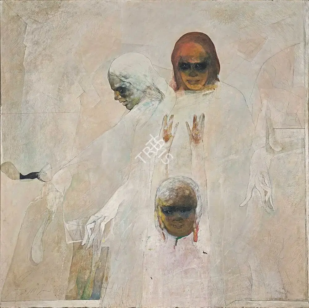 Das, Sunil (Artist). Untitled, 1988 | Painting, AG.Onl/12.12.23, 2023 · Asta Guru
