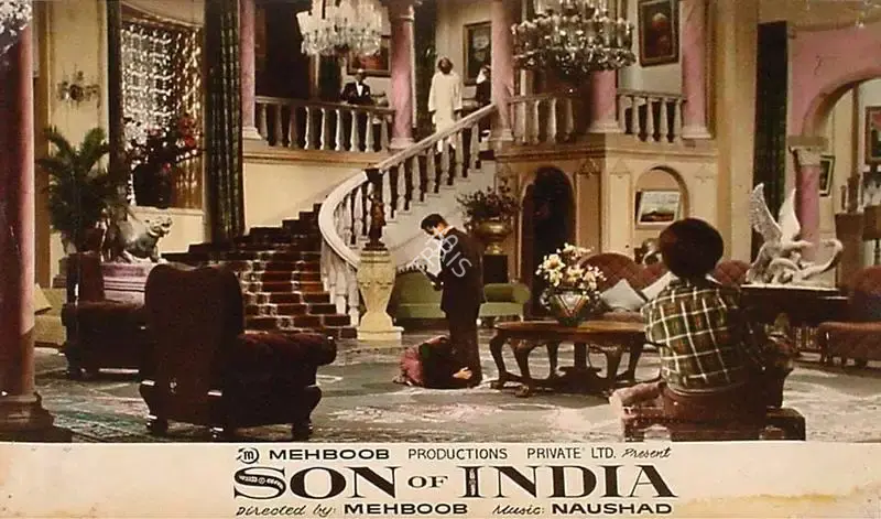 Mehboob (Producer), Son Of India, 1962, Lobby Card