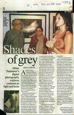 Monica Mercer (Writer), Shades of Grey, 2006, Newspaper clipping