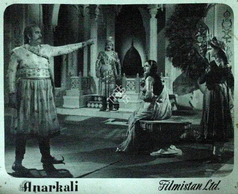 Nandlal Jashwantlal (Director), Anarkali, 1953, Lobby Card