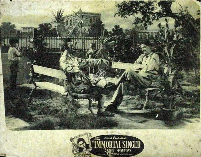 Nitin Bose (Director), Amar Saigal, 1955, Lobby Card