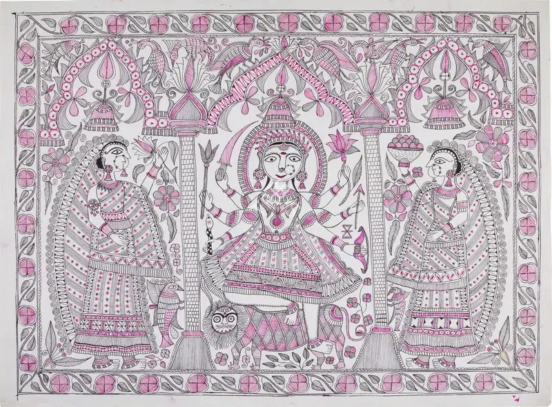Mahasundari Devi (Artist), Untitled, 1973, Painting
