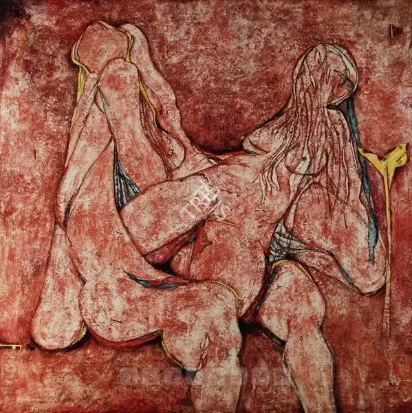 Balraj Khanna (Artist), Trauma, 1972, Painting