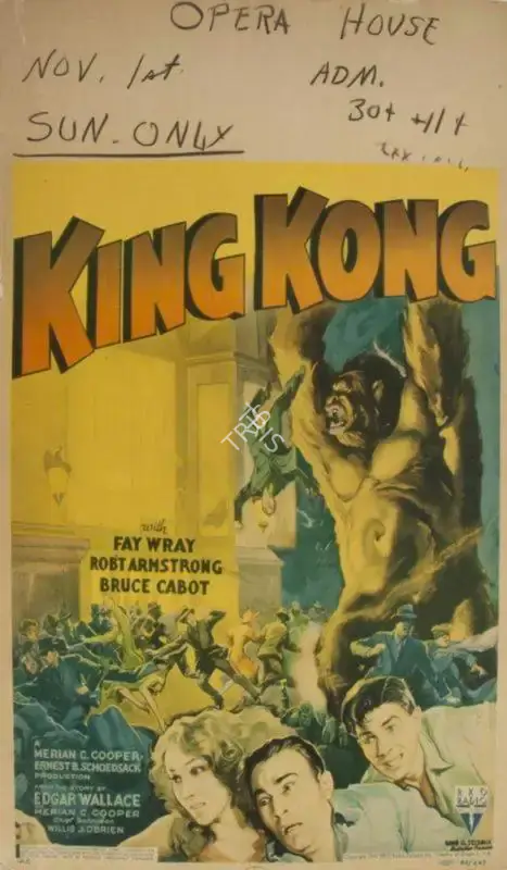 Merian C. Cooper (Director), King Kong, 1933, Poster