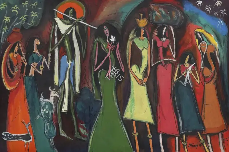 Dhiraj Choudhury (Artist), Untitled, 2016, Painting