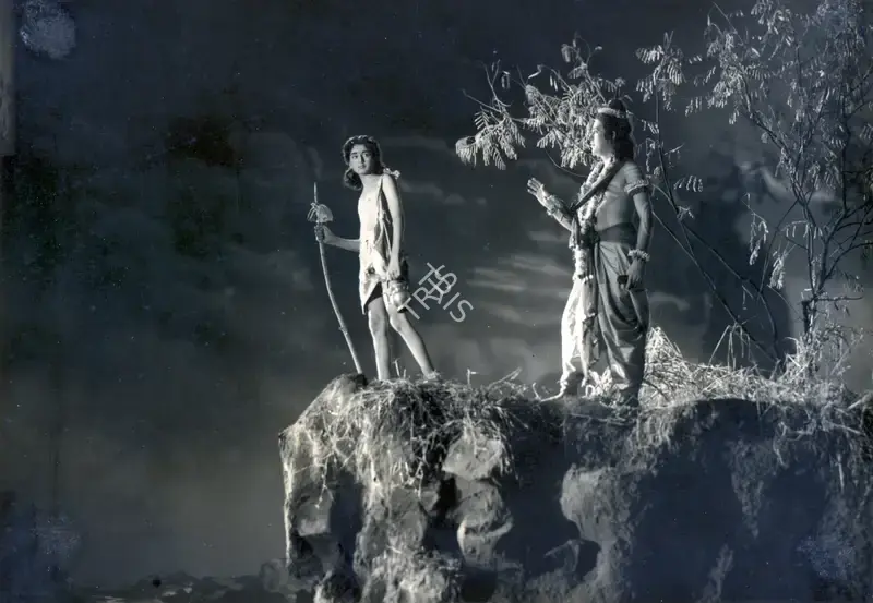 Dhirubhai Desai (Producer), Shuk Rambha, 1953, Photographic Still