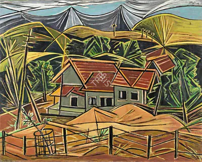 Keyt, George (Artist). Ambernath, 1948 | Painting, Bon.Lon/24.10.18, 2018 · Bonhams
