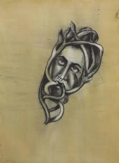 Anju Dodiya (Artist), The Secret Garden III, 2005, Drawing