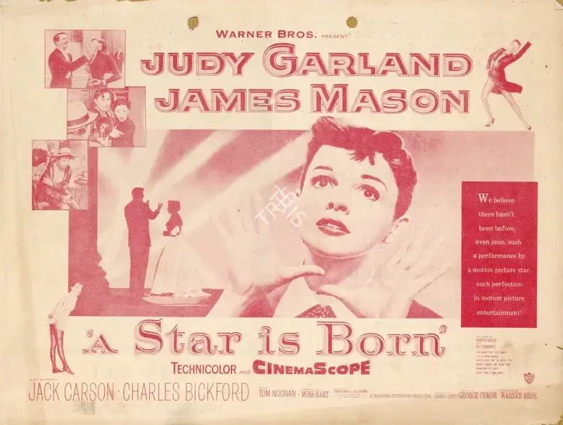 George Cukor (Director), A Star is Born, 1954, Handbill