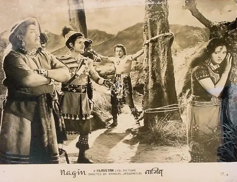 Nandlal Jashwantlal (Director), Nagin, 1954, Lobby Card