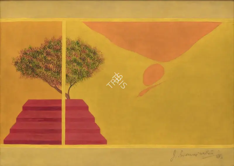 Swaminathan, J. (Artist). Untitled, 1983 | Painting, Sa.Del/14.09.24, 2024 · Saffronart
