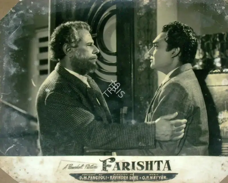 Prakash Malhotra (Cinematographer), Farishta, 1958, Lobby Card