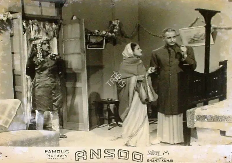 Qamar Jalalabadi (Producer), Ansoo, 1953, Lobby Card