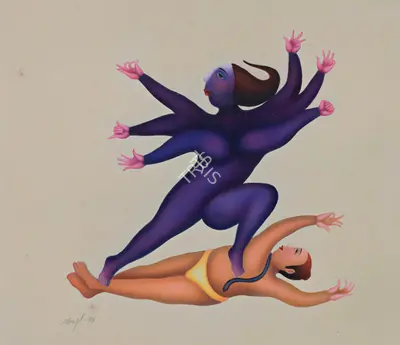 Manjit Bawa (Artist), Untitled, 1996, Painting