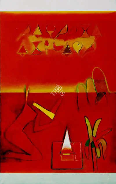 Nareen Nath (Artist), Untitled - Temple Series, Painting