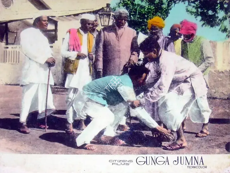 V. Babasaheb (Cinematographer), Gunga Jamuna, 1961, Lobby Card