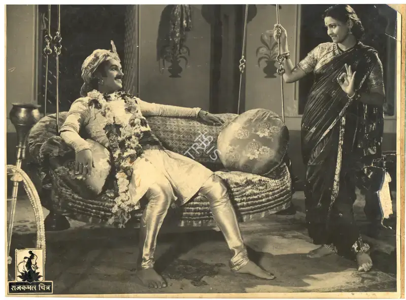 V. Shantaram (Producer), Matwala Shair Ramjoshi, 1947, Photographic Still