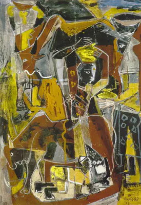 Shanti Dave (Artist), Untitled, 1955, Painting