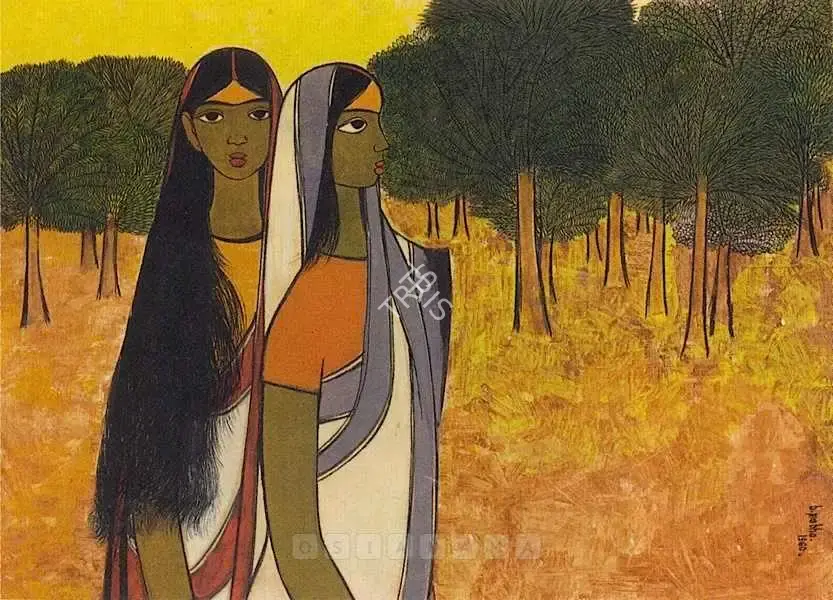 B. Prabha (Artist), Untitled, 1960, Painting