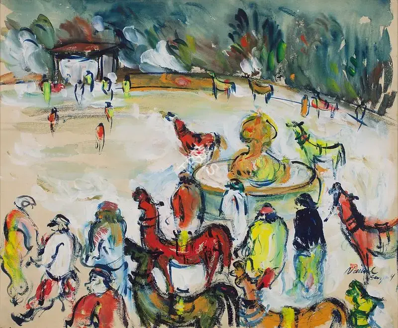 Nikhil Biswas (Artist), Untitled, 1965, Painting