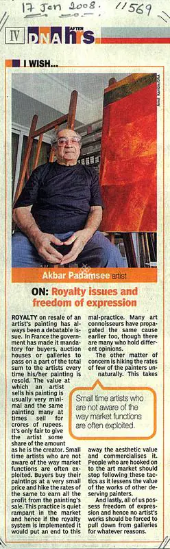 Amol Kamble (Photographer), Life Takes Cen, 2008, Newspaper clipping
