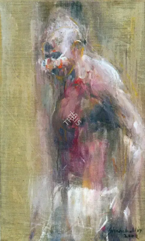 Shahabuddin (Artist), Gandhi, 2002, Painting