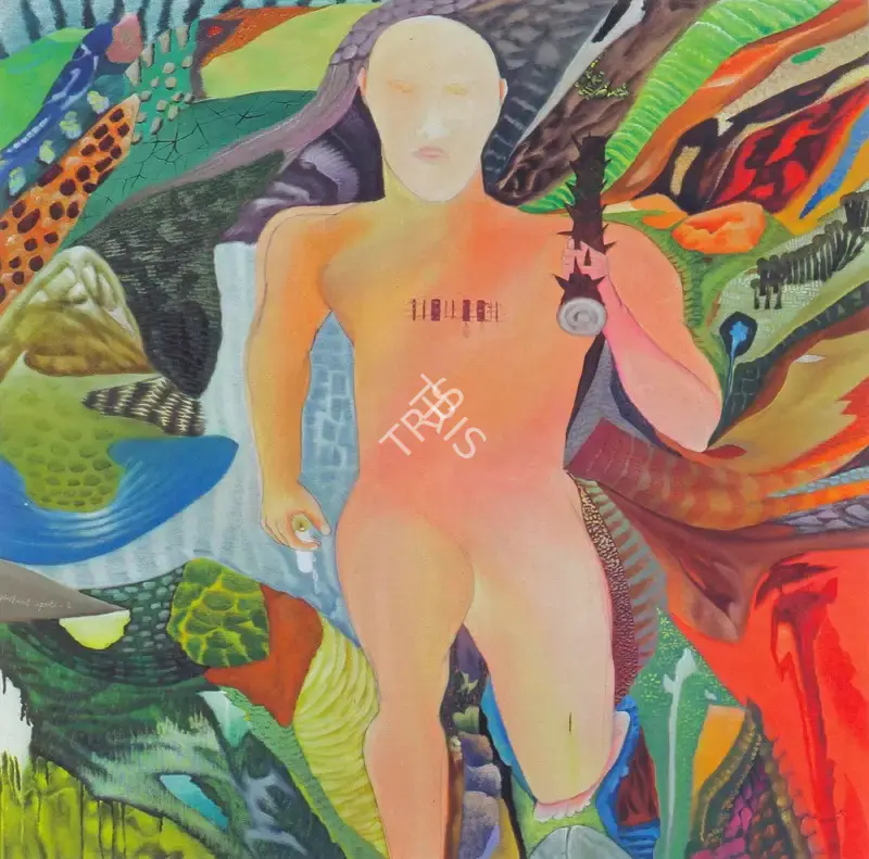 Babu Xavier (Artist), Spiritual Sports 1, 2006, Painting